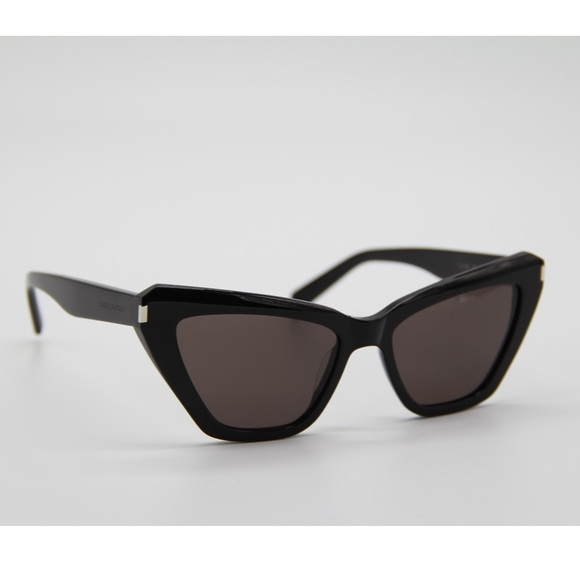 NEW SAINT LAURENT SL466 001 BLACK CAT EYE FRAME SUNGLASSES SAINT LAURENT - Picture 8 of 12